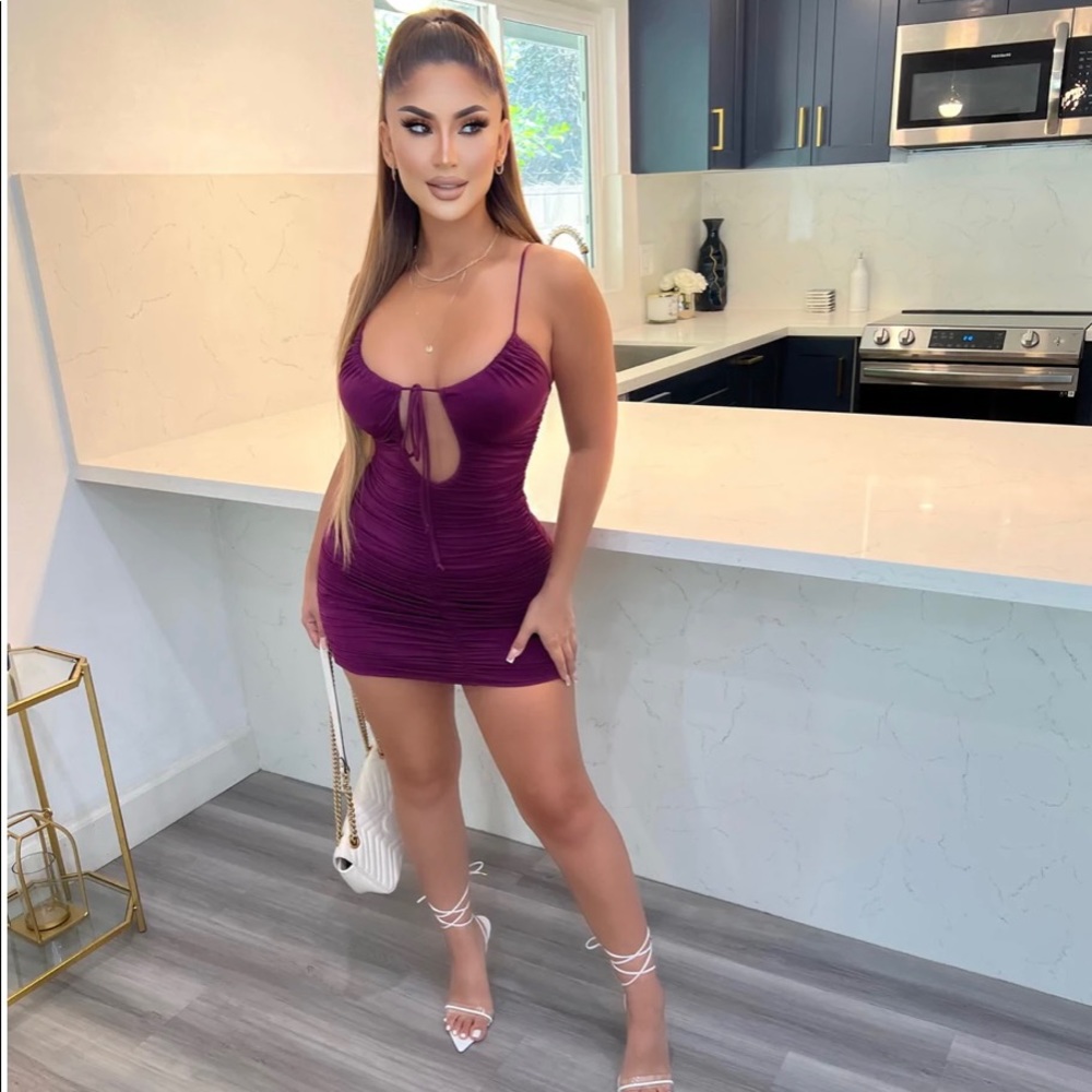 Plum dress
